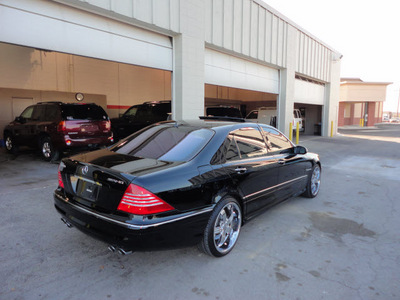 mercedes benz s55 2003 blacknavi sedan amg kompressor gasoline 8 cylinders rear wheel drive automatic with overdrive 60546