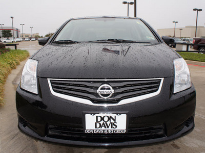 nissan sentra 2011 black sedan 2 0 gasoline 4 cylinders front wheel drive automatic with overdrive 76018