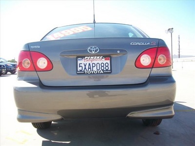 toyota corolla 2007 gray sedan s gasoline 4 cylinders front wheel drive automatic 90241