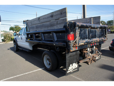 ford f 550 2006 white dump bed diesel automatic 08902