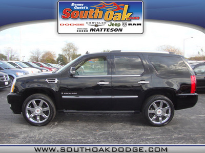 cadillac escalade 2009 black suv 6 2 flex fuel 8 cylinders all whee drive automatic 60443