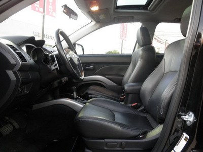 mitsubishi outlander 2008 black suv xls gasoline 6 cylinders front wheel drive automatic 78238