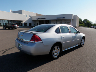 chevrolet impala 2010 silver sedan lt leather sunroof gasoline 6 cylinders front wheel drive 4 speed automatic 55313
