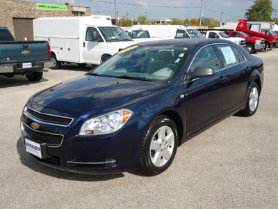 chevrolet malibu 2008 dk  blue sedan ls gasoline 4 cylinders front wheel drive automatic 60007