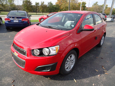chevrolet sonic 2012 red sedan lt gasoline 4 cylinders front wheel drive automatic 60007