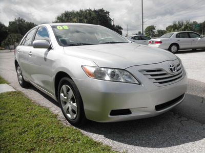 toyota camry 2008 silver sedan le gasoline 4 cylinders front wheel drive automatic 32778