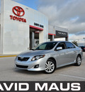 toyota corolla 2010 silver sedan s gasoline 4 cylinders front wheel drive automatic 32771