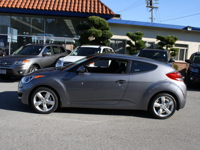 hyundai veloster 2012 triathlon gray coupe ecoshift dct gasoline 4 cylinders front wheel drive automatic 94010