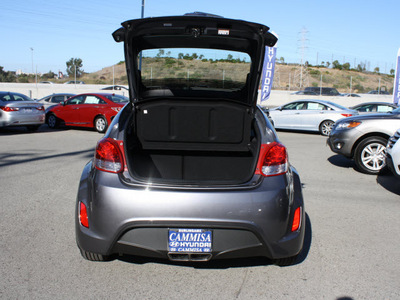 hyundai veloster 2012 triathlon gray coupe ecoshift dct gasoline 4 cylinders front wheel drive automatic 94010