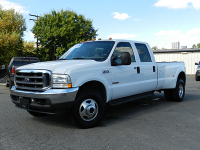 ford f 350 super duty 2004 white lariat diesel 8 cylinders 4 wheel drive automatic 95678