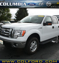 ford f 150 2011 white xlt 8 cylinders 4 wheel drive automatic 98632
