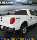 ford f 150 2011 white xlt 8 cylinders 4 wheel drive automatic 98632