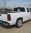 chevrolet silverado 1500 2006 white pickup truck gasoline 8 cylinders rear wheel drive automatic 77037