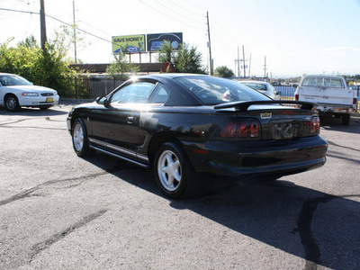 ford mustang 1998 black coupe gasoline v6 rear wheel drive 5 speed manual 80229