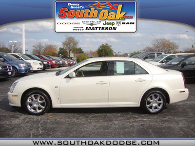 cadillac sts 2006 white sedan 3 6 gasoline 6 cylinders automatic 60443