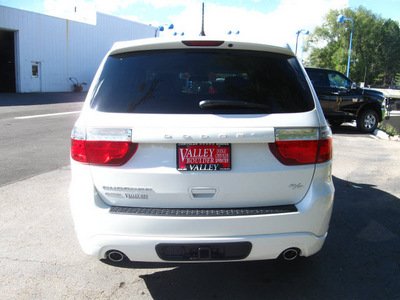 dodge durango 2012 white suv r t gasoline 8 cylinders all whee drive automatic 80301
