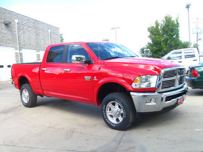 ram ram pickup 2500 2012 flame red clear coa laramie diesel 6 cylinders 4 wheel drive automatic 80301