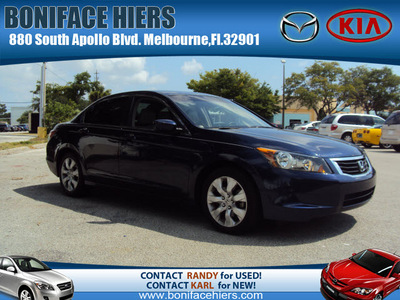 honda accord 2009 blue sedan ex l gasoline 4 cylinders front wheel drive automatic with overdrive 32901