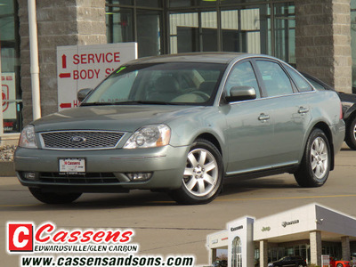 ford five hundred 2007 green sedan sel gasoline 6 cylinders front wheel drive automatic 62034