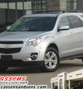 chevrolet equinox 2010 silver suv 2lt gasoline 4 cylinders front wheel drive automatic 62034