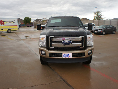 ford f 350 super duty 2011 black king ranch biodiesel 8 cylinders 4 wheel drive automatic 76108