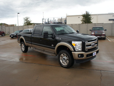 ford f 350 super duty 2011 black king ranch biodiesel 8 cylinders 4 wheel drive automatic 76108