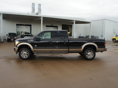 ford f 350 super duty 2011 black king ranch biodiesel 8 cylinders 4 wheel drive automatic 76108