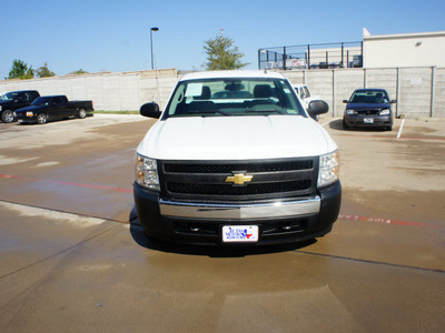 chevrolet silverado 1500 2008 white pickup truck work truck gasoline 6 cylinders 2 wheel drive automatic 76108