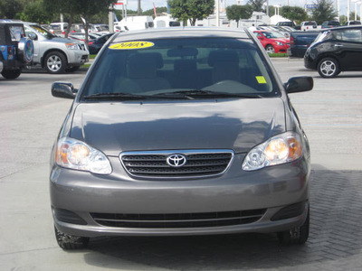 toyota corolla 2008 gray sedan ce gasoline 4 cylinders front wheel drive automatic 33884