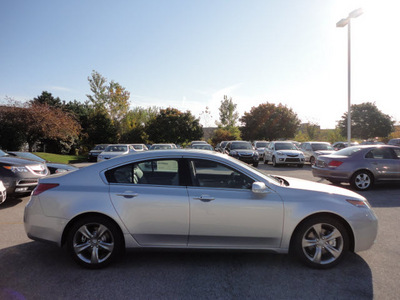acura tl 2012 silver moon sedan tech sh awd gasoline 6 cylinders all whee drive automatic with overdrive 60462
