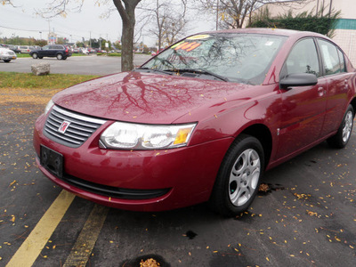 saturn ion 2 2005 dark red sedan gasoline 4 cylinders front wheel drive automatic 14221