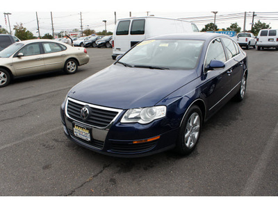 volkswagen passat 2006 blue sedan 2 0t gasoline 4 cylinders front wheel drive automatic with overdrive 08902