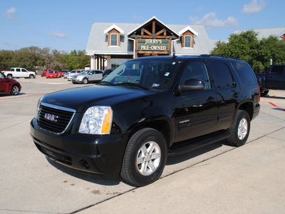 gmc yukon 2011 black suv flex fuel 8 cylinders 2 wheel drive automatic 76087