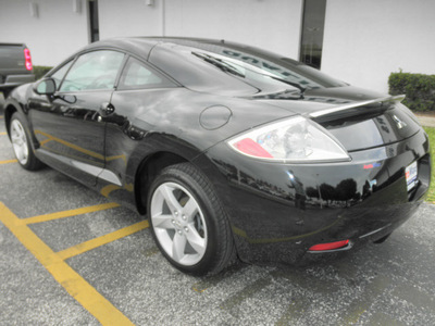 mitsubishi eclipse 2007 black hatchback gs gasoline 4 cylinders front wheel drive automatic 34474