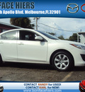 mazda mazda3 2010 white sedan gasoline 4 cylinders front wheel drive automatic 32901