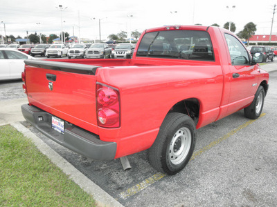 dodge ram pickup 1500 2008 red pickup truck st gasoline 6 cylinders rear wheel drive automatic 34474