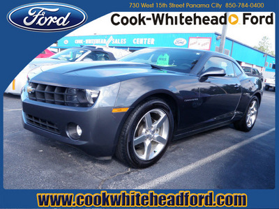 chevrolet camaro 2010 dk  gray coupe lt gasoline 6 cylinders rear wheel drive 6 speed manual 32401