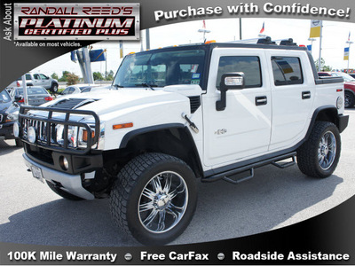 hummer h2 sut 2009 white luxury flex fuel 8 cylinders 4 wheel drive automatic 77388