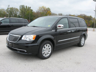 chrysler town and country 2012 black van touring l flex fuel 6 cylinders front wheel drive automatic 45840