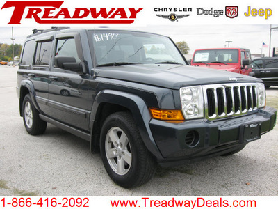 jeep commander 2007 blue suv sport gasoline 6 cylinders 4 wheel drive automatic 45840