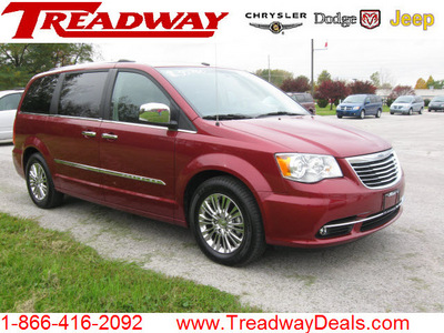 chrysler town and country 2011 red van limited flex fuel 6 cylinders front wheel drive automatic 45840