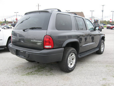 dodge durango 2003 dk  gray suv sxt gasoline 8 cylinders 4 wheel drive automatic with overdrive 45840