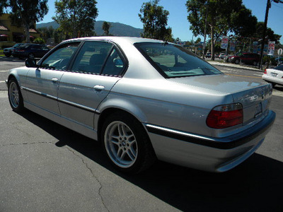 bmw 7 series 2001 silver sedan 740i gasoline 8 cylinders rear wheel drive automatic 92882