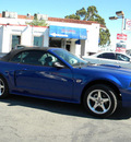 ford mustang 2003 dk  blue gt deluxe gasoline 8 cylinders sohc rear wheel drive 5 speed with overdrive 92882
