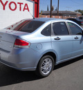 ford focus 2008 blue sedan gasoline 4 cylinders front wheel drive automatic 79925