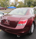 honda accord 2008 maroon sedan ex gasoline 6 cylinders front wheel drive automatic 13502