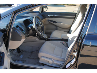 honda civic 2009 black sedan hybrid hybrid 4 cylinders front wheel drive automatic 77065
