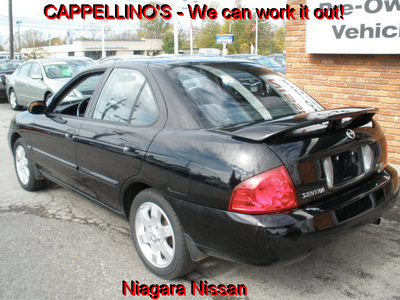 nissan sentra 2006 black sedan special ed gasoline 4 cylinders front wheel drive automatic 14094
