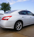 nissan maxima 2011 silver sedan 3 5 sv gasoline 6 cylinders front wheel drive automatic 76018