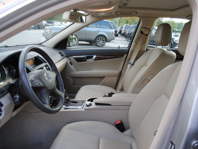 mercedes benz c class 2009 beige sedan c300 luxury gasoline 6 cylinders rear wheel drive automatic 27511